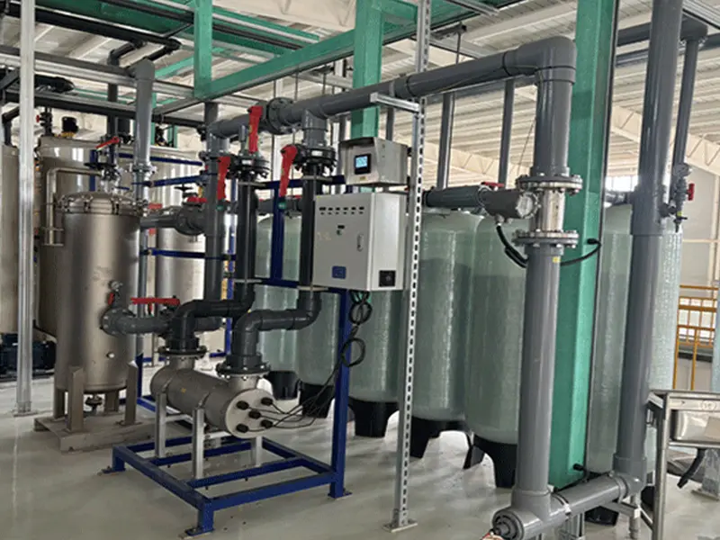 Copper foil production EDI system 2