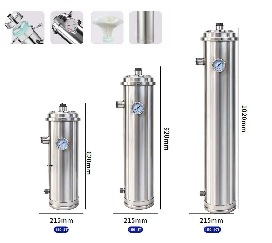 vertical uf ultrafiltration water filter