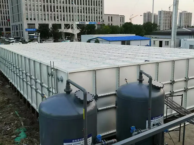 High-Strength FRP Panel Water Tank — Corrosion-Resistant, Customizable, Aesthetic Design, and Easy On-Site Assembly - Image 5