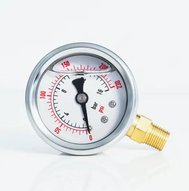 100mm dial pressure gauge for water