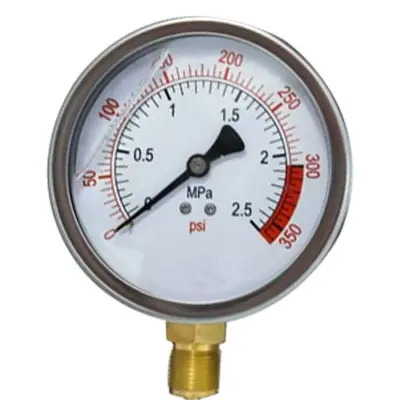 40mm dial pressure gauge for water