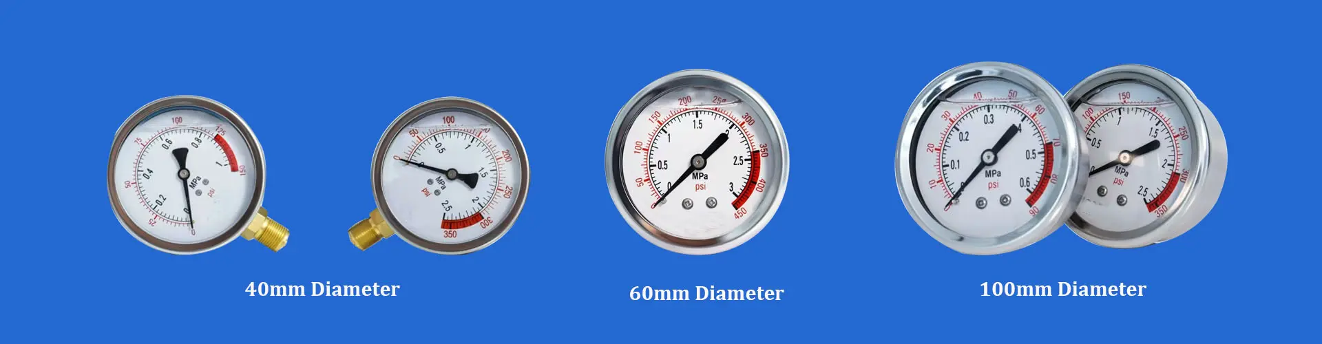 pressure gauges for water banner