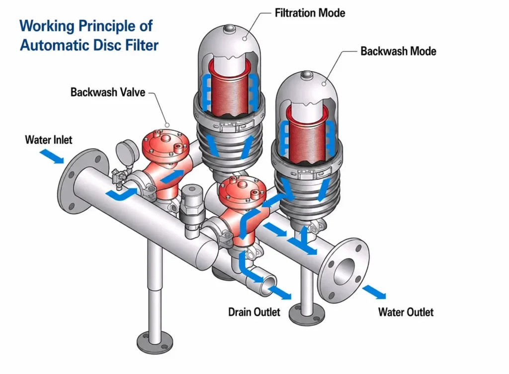 filter disc working principle
