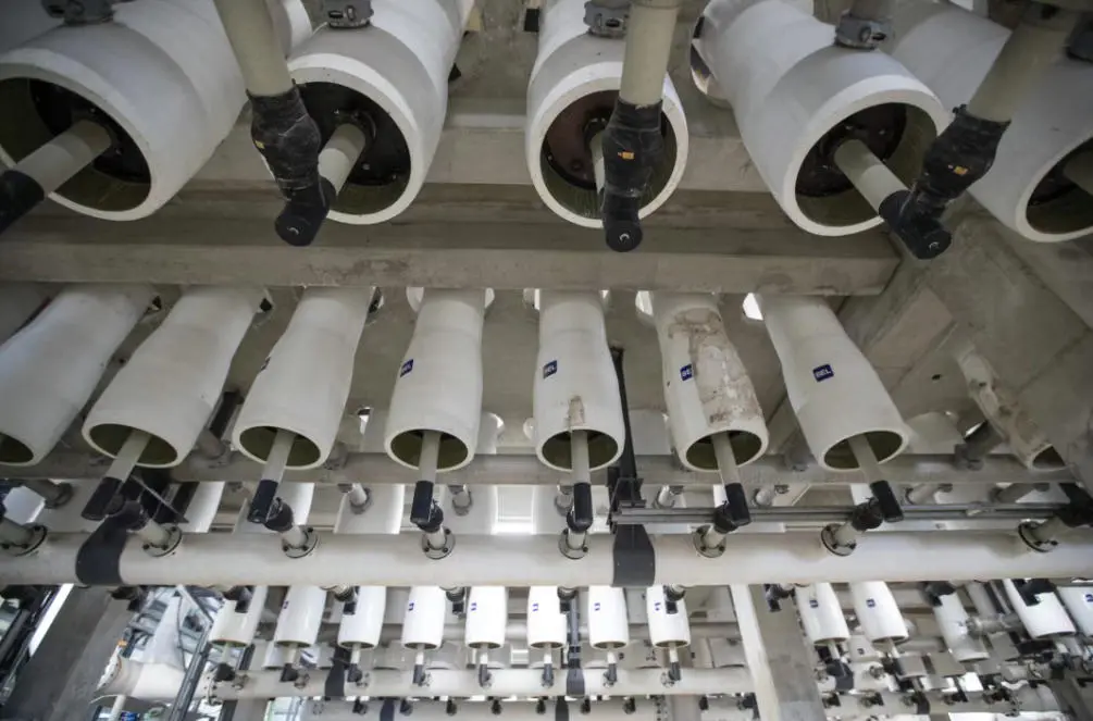 RO Membrane Arrays of Israel Sorek Desalination Project