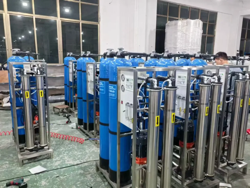 RO system 500LPH made of SS 4040 reverse osmosis membrane housing
