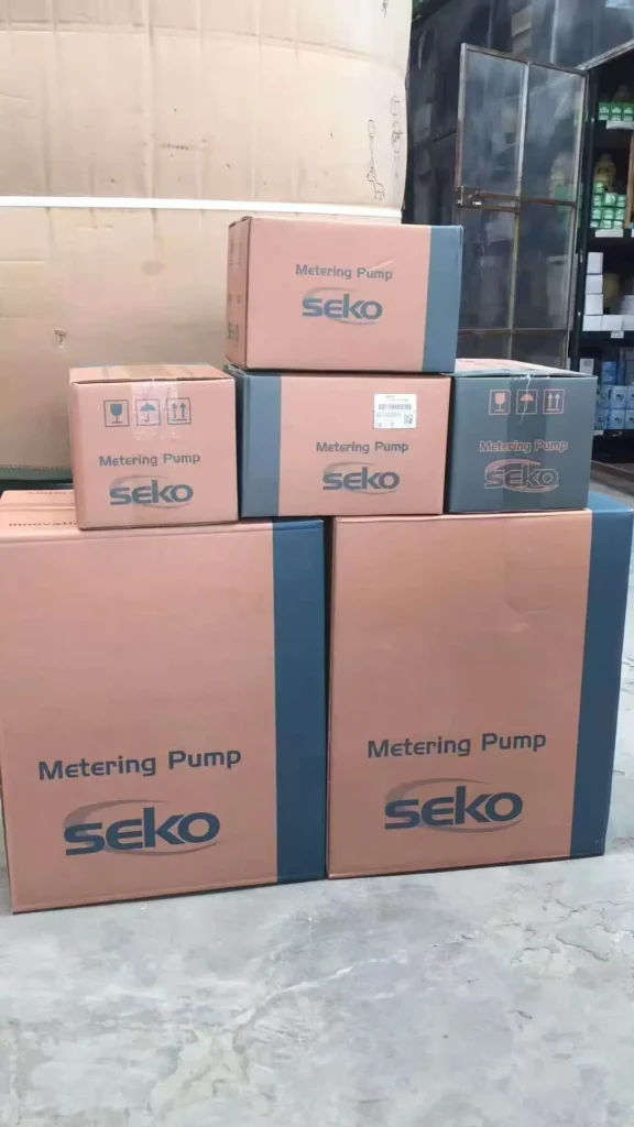 SEKO Dosing Pump paper carton packing